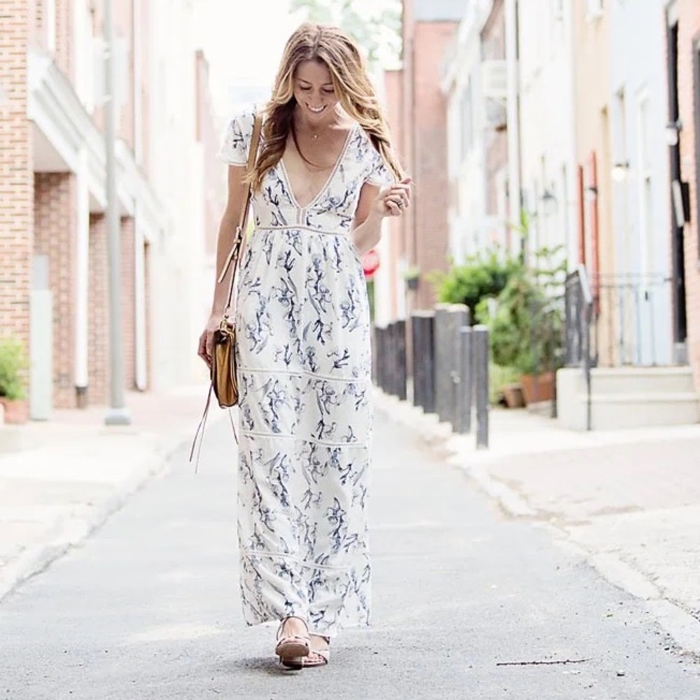 Lucca Couture Floral Maxi Dress